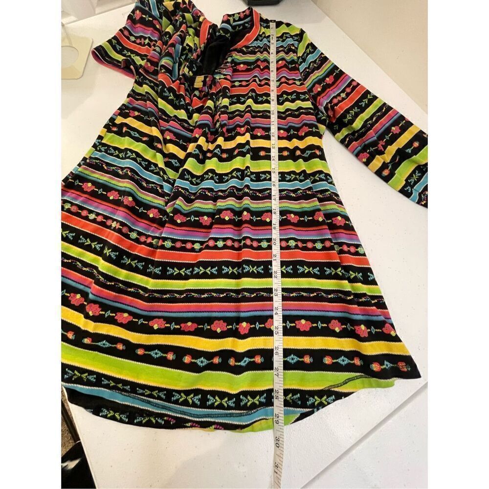 Relativity women’s 2X long sleeve colorful blouse - Picture 4 of 6